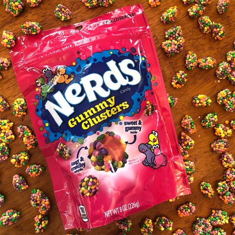 The New Nerds Gummy Clusters Combine Crunchy and Gummy Bites, So Check ...