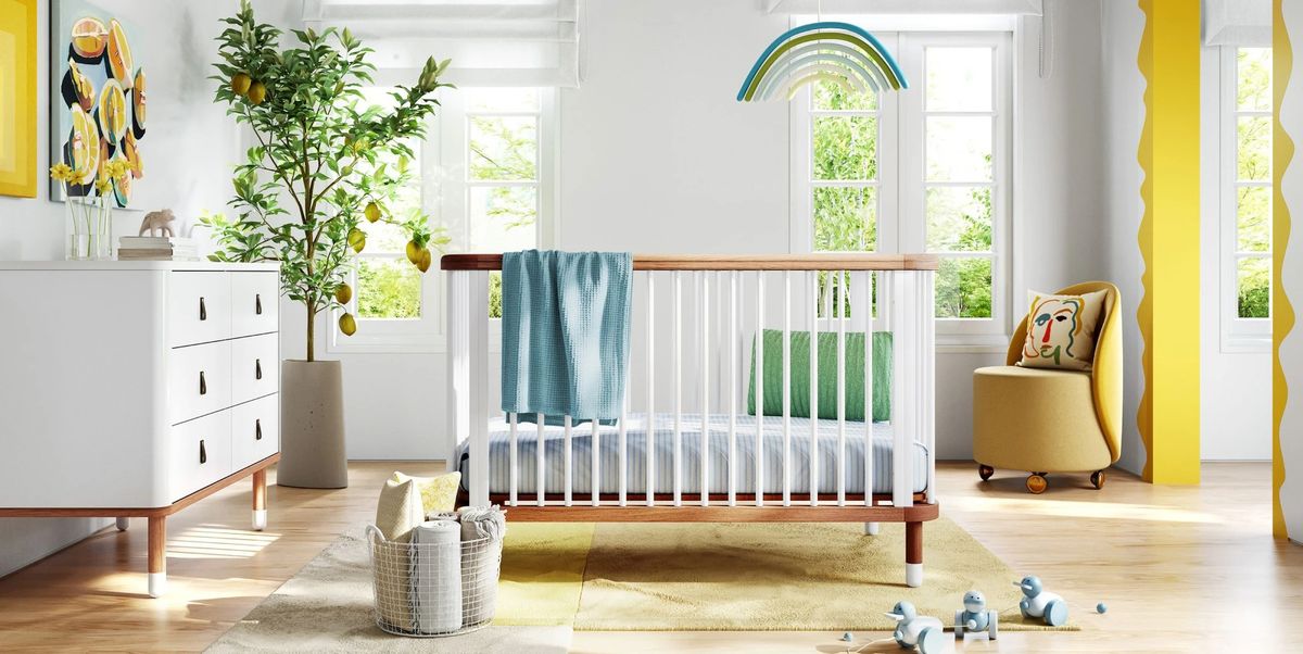 10 Best Baby Cribs For Your Nursery, Wooden Baby Cribs With Drawers And Legs