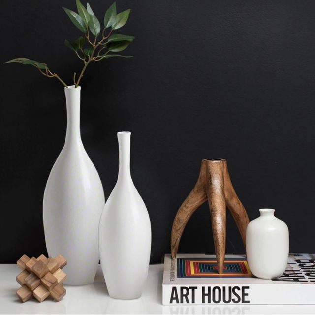 nestset home decor bundles coffee table books vase