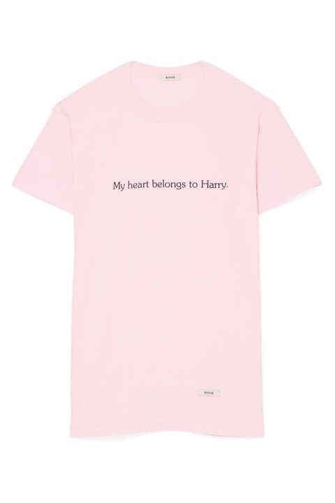 T-shirt, Clothing, Pink, White, Text, Product, Sleeve, Top, Active shirt, Font, 