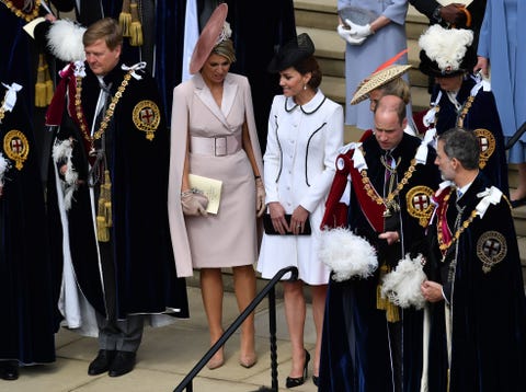 queen maxima kate middleton order of the garter ceremony