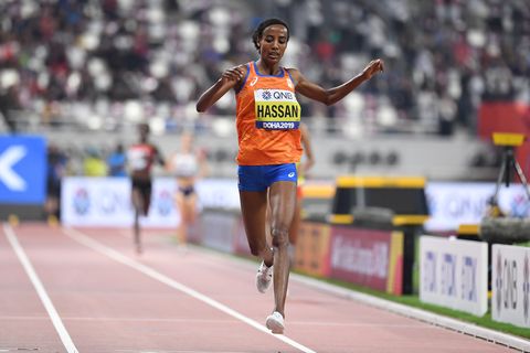 Sifan Hassan, campeona mundial de 10.000m, Doha 2019