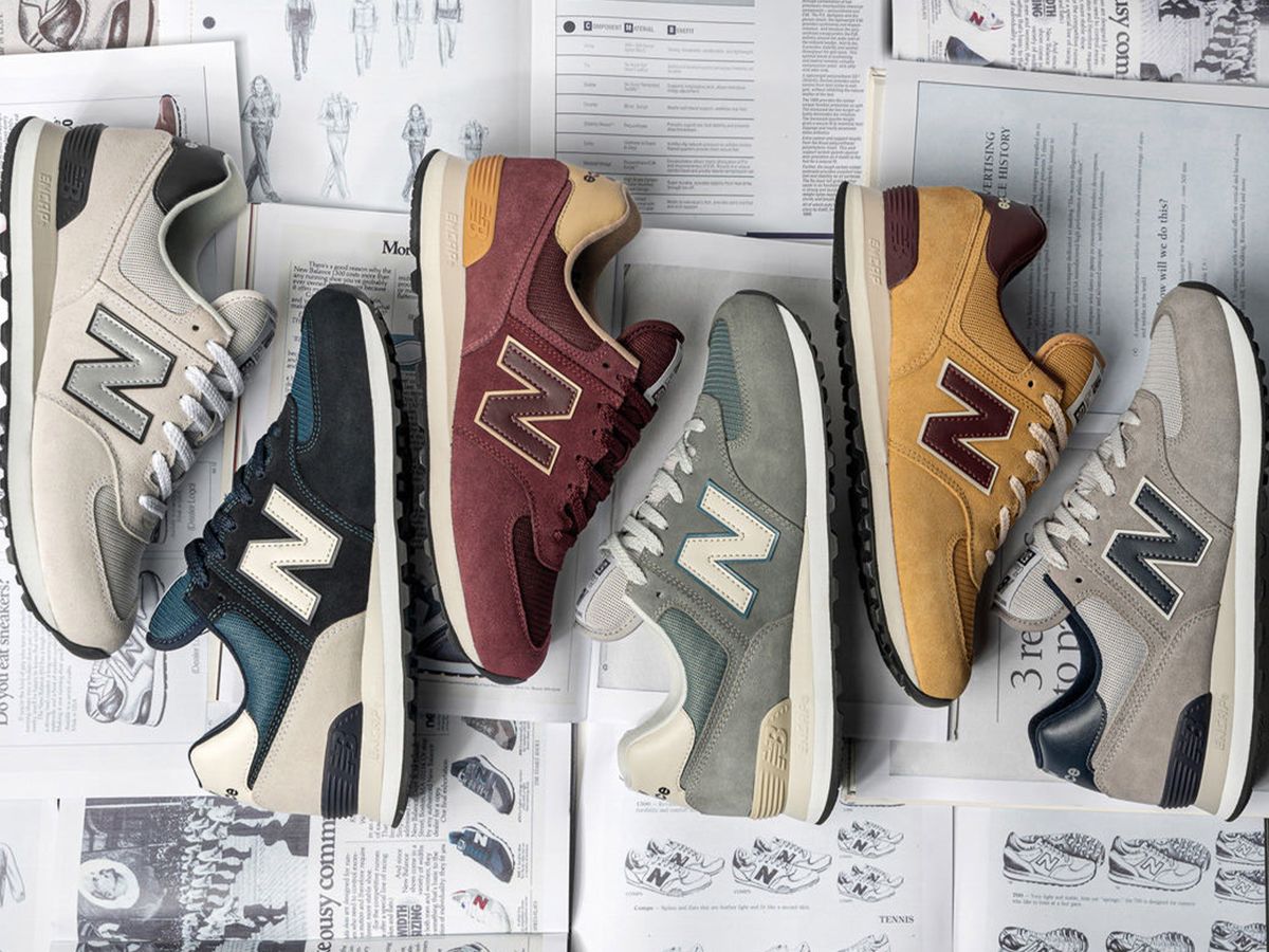 New Balance sneakers in mesh leather and suede