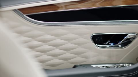 2020 Bentley Flying Spur Teased New 3d Leather Quilting