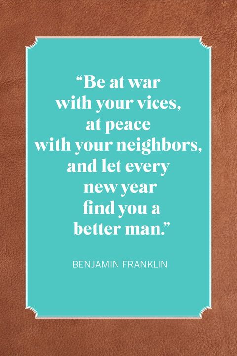 new years quotes benjamin franklin