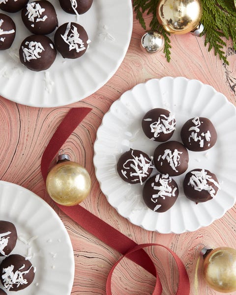 chocolate coconut truffles