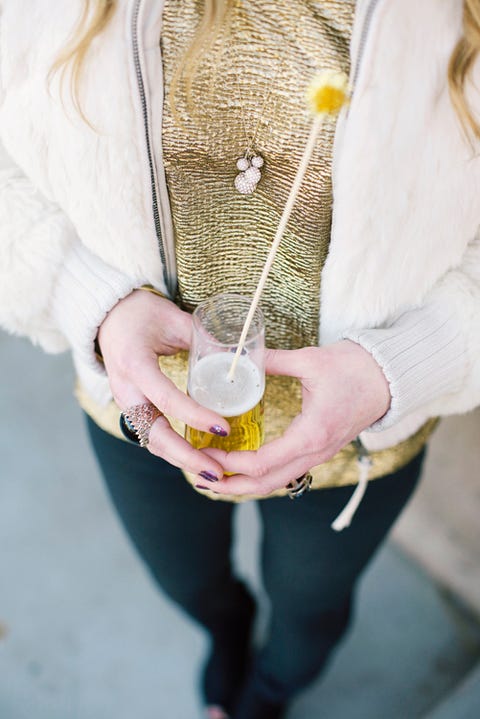 new years even party ideas   sparkler drink decor