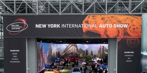 New York International Auto Show in New York City.