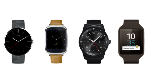 Android wear line of watches