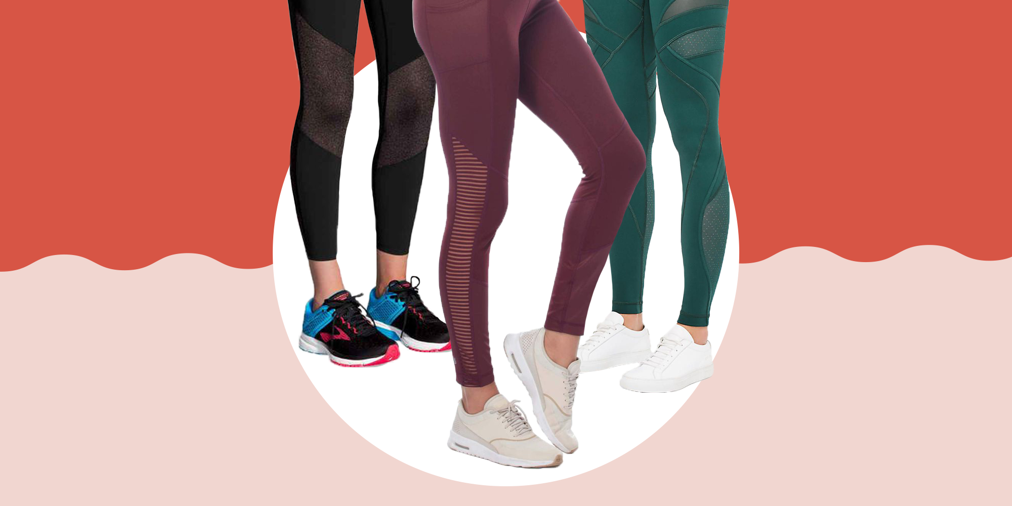 workout pants with mesh cutouts