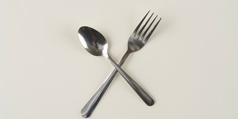 Dishware, Cutlery, Tableware, Kitchen utensil, Household silver, Silver, Steel, Fork, 