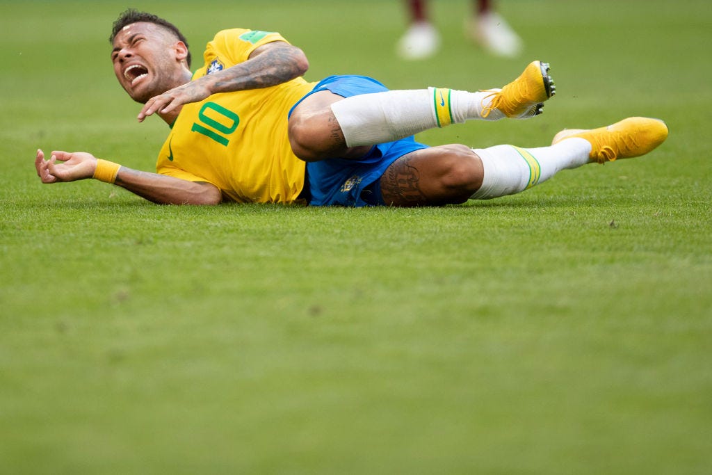 Watch These Soccer Players Overreact During The 2018 World Cup World