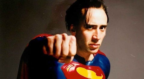 nicolas cage superman