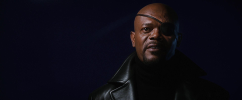 samuel l jackson as nick fury in iron man post credits scene