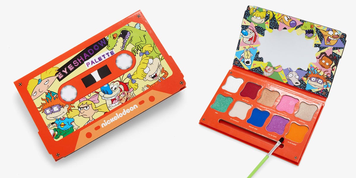 You Need To See Nickelodeon S Cassette Tape Eyeshadow Palette