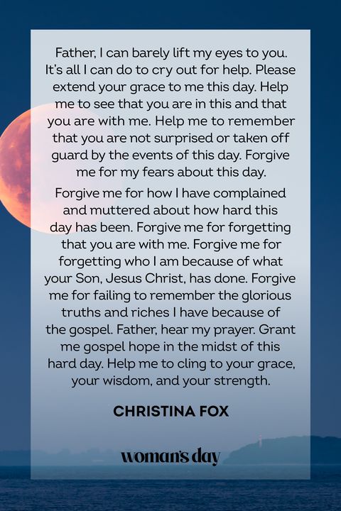 best night prayers by christina fox