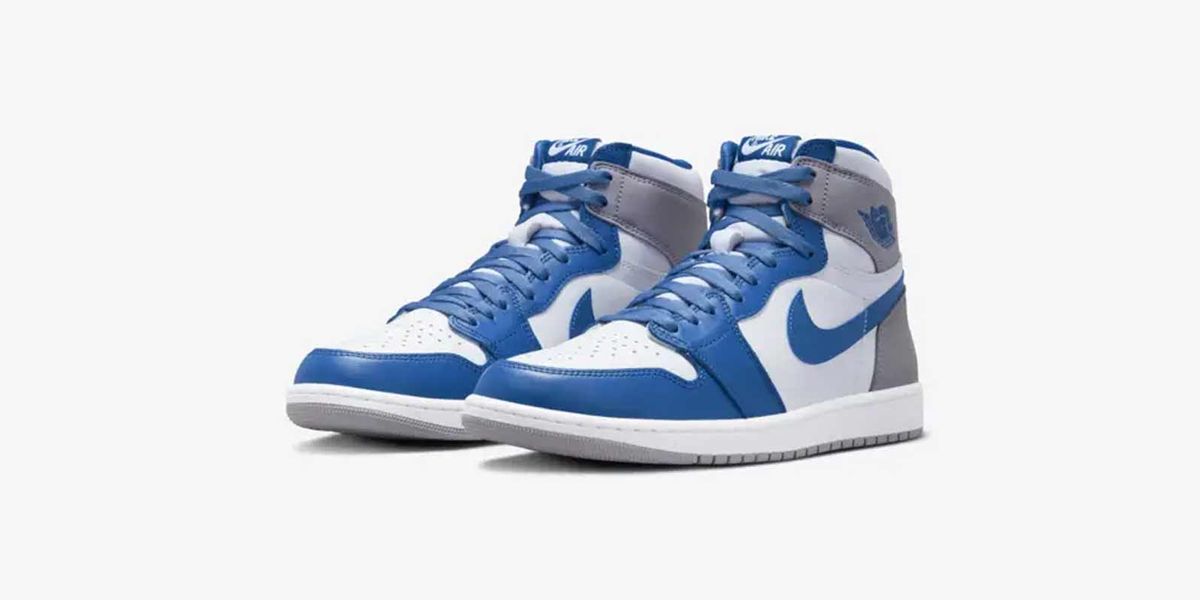 violación cúbico Elección Nike Air Jordan 1 True Blue: las primeras zapatillas del año