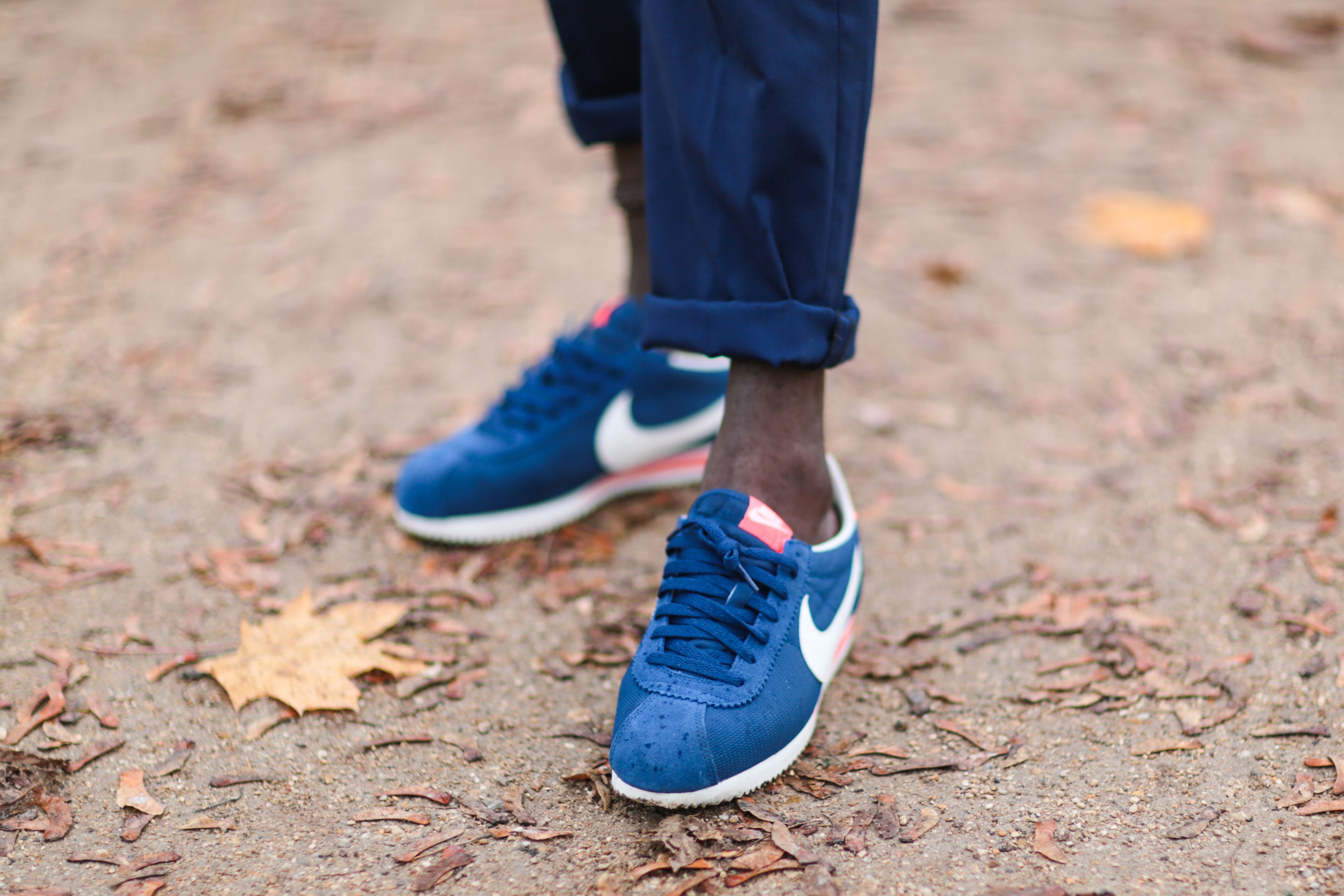 zapatillas nike cortez rojas hombre