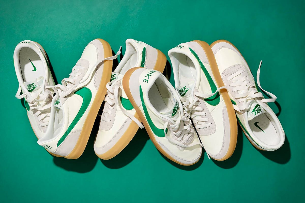 Así son las nuevas zapatillas deportivas Killshot 2 de Nike y J. Crew... ¡en  verde!