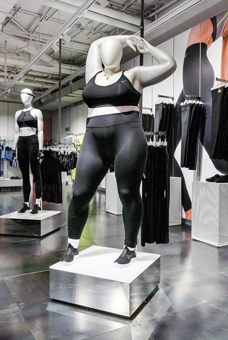 Image result for plus size mannequin uk NIKE