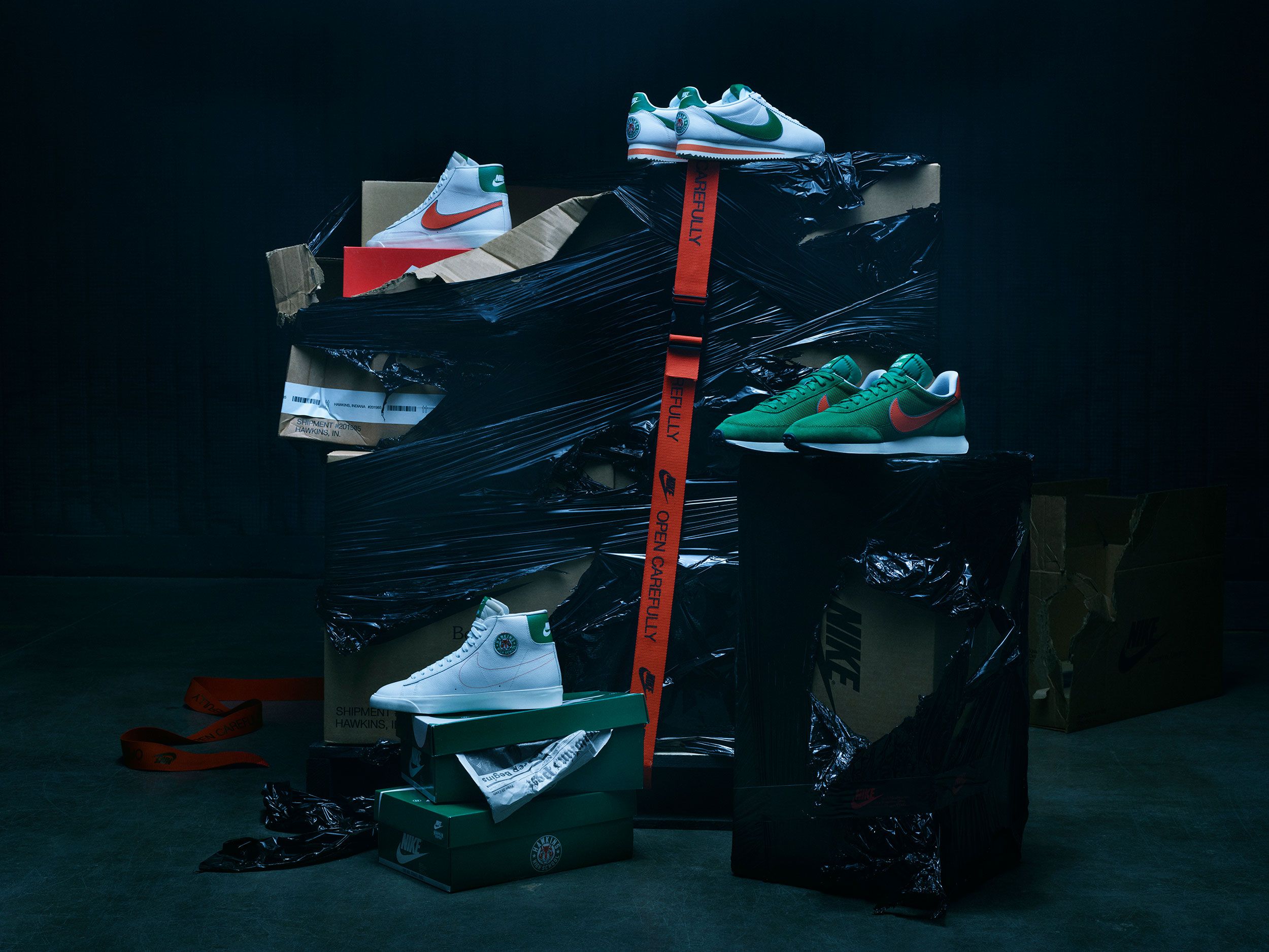 Cervecería Honorable Destierro Nike x 'Stranger Things' - Toda la colección de ropa y zapatillas  inspiradas en la serie de Netflix