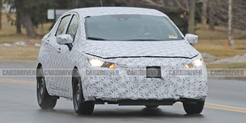 2020 Nissan Versa Sedan Redesigned Subcompact Spied 2020 Nissan Versa Looks To Put A New Face On Basic Transportation Will Be Sedan Only