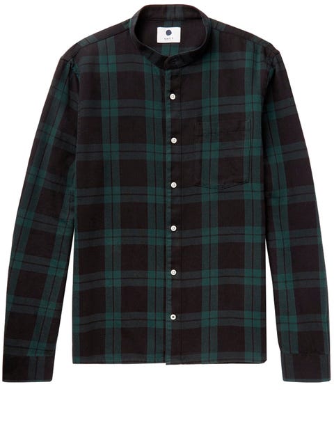 flannel without collar