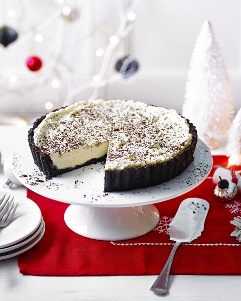 best christmas desserts no bake irish cream and white chocolate tart