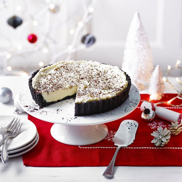 best christmas desserts no bake irish cream and white chocolate tart