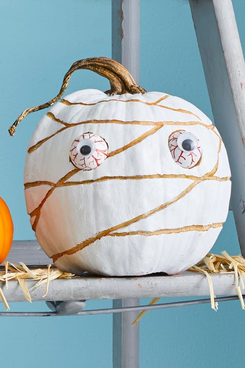 62 Fun No-Carve Pumpkin Decorating Ideas for Halloween 2021