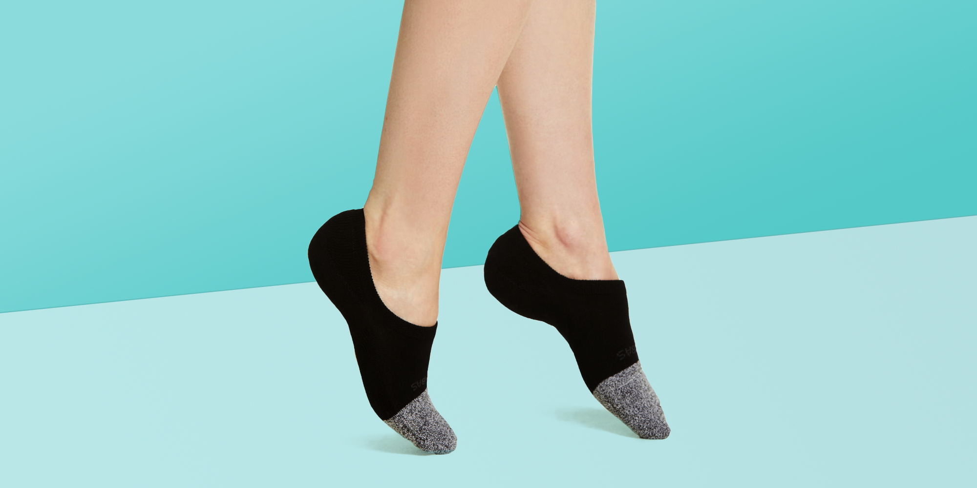 100% Coton Femmes Invisible Socks Paire de 3,6,9,12,No Show anti-dérapant Filles Chaussettes 