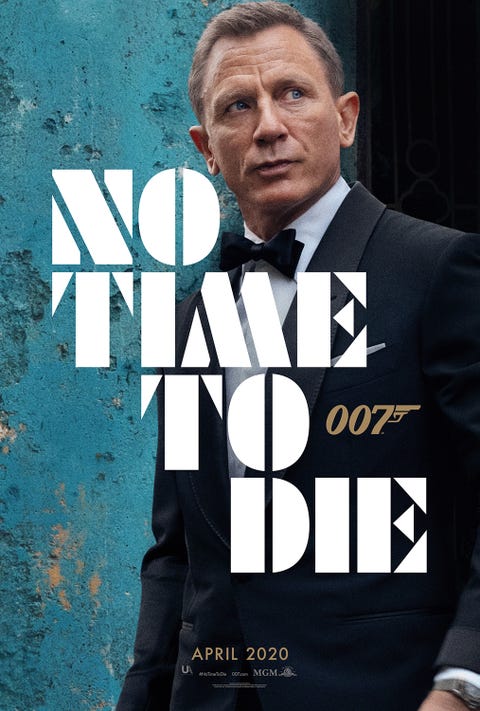 Resultado de imagen de no time to die poster