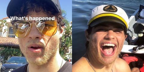 Noah Centineo Bleached His Beard And Fans Have A Lot Of Questions