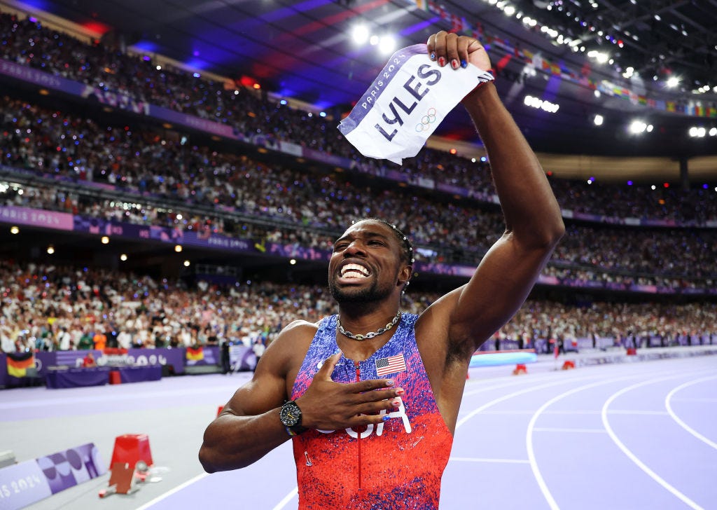 Noah Lyles Won Gold Wearing the Perfect Omega for the Occasion