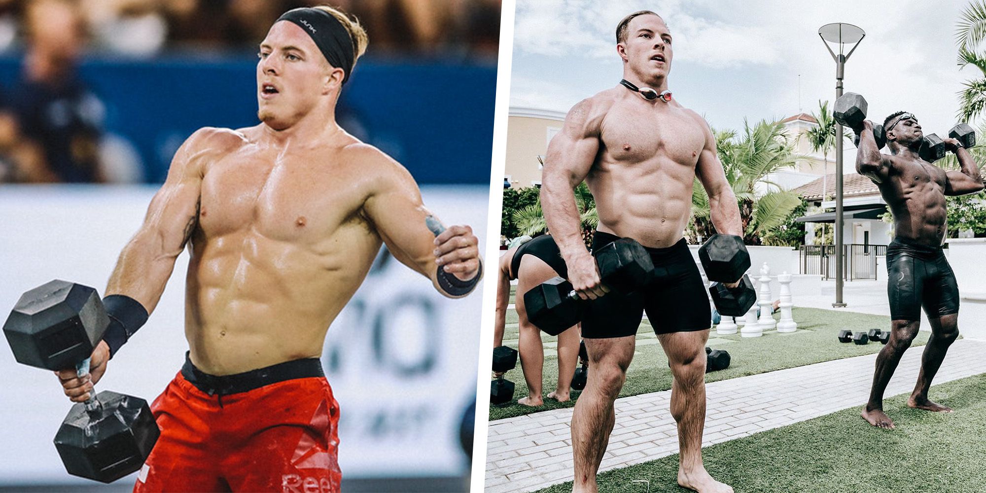 Noah Ohlsen Workout Crossfit S Second Fittest Man Shares His 3 Move Dumbbell Wod