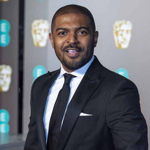 actor and director noel clarke pictured on the red carpet at the bafta film awards in 2019