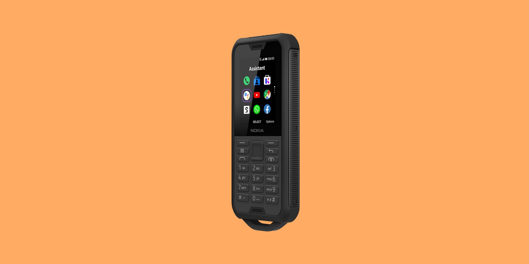 Nokia 800 Tough Unlocked Phone Black - Officeworks