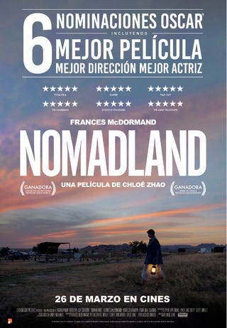 poster for "nomadland"