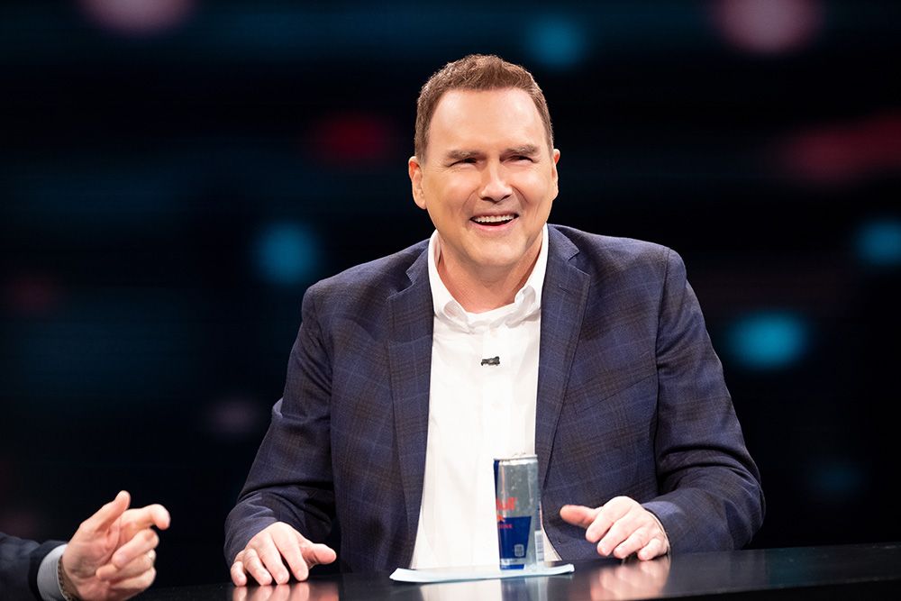 Norm MacDonald pumpkin head