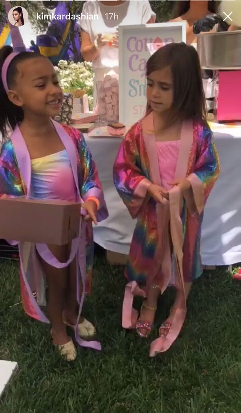 North West and Penelope Disick Had a Unicorn-Themed Birthday Party