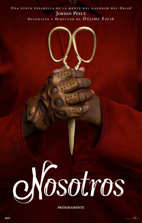 Nosotros poster oficial Nosotros poster oficial Jordan Peele
