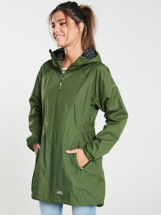 womens green waterproof jacket