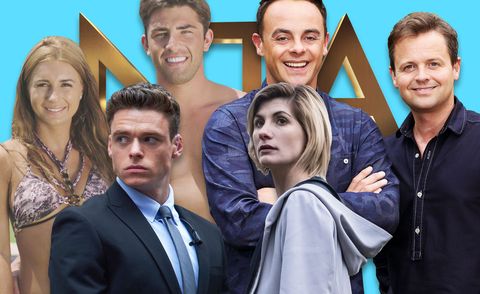 Love Island Jack and Dani, Richard Madden in The Bodyguard, Jodie Whittaker in Doctor Who, Anthony McPartlin and Declan Donnelly