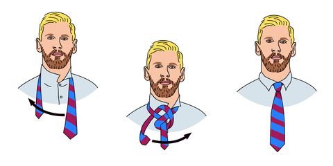 Cómo hacer el nudo de corbata Half Windsor