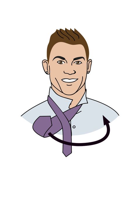 Cómo hacer el nudo simple de corbata por Cristiano RonaldoCómo hacer el nudo Half Windsor por Cristiano Ronaldo