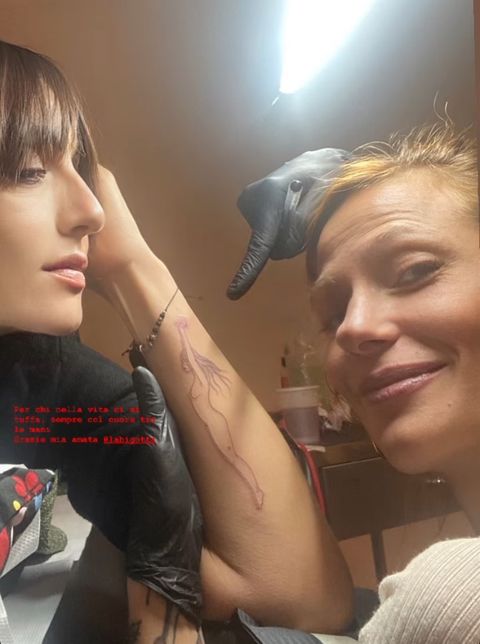 Amber Angiolini's new tattoo