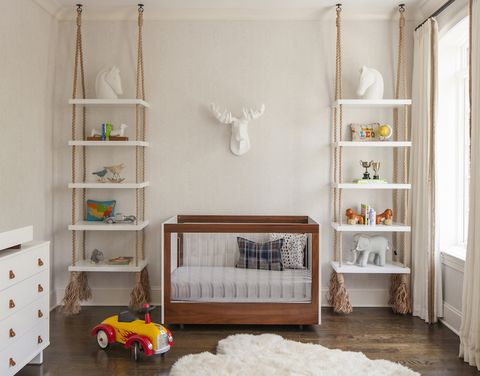 Chic Baby Room Design Ideas How To, Nursery Shelving Ideas