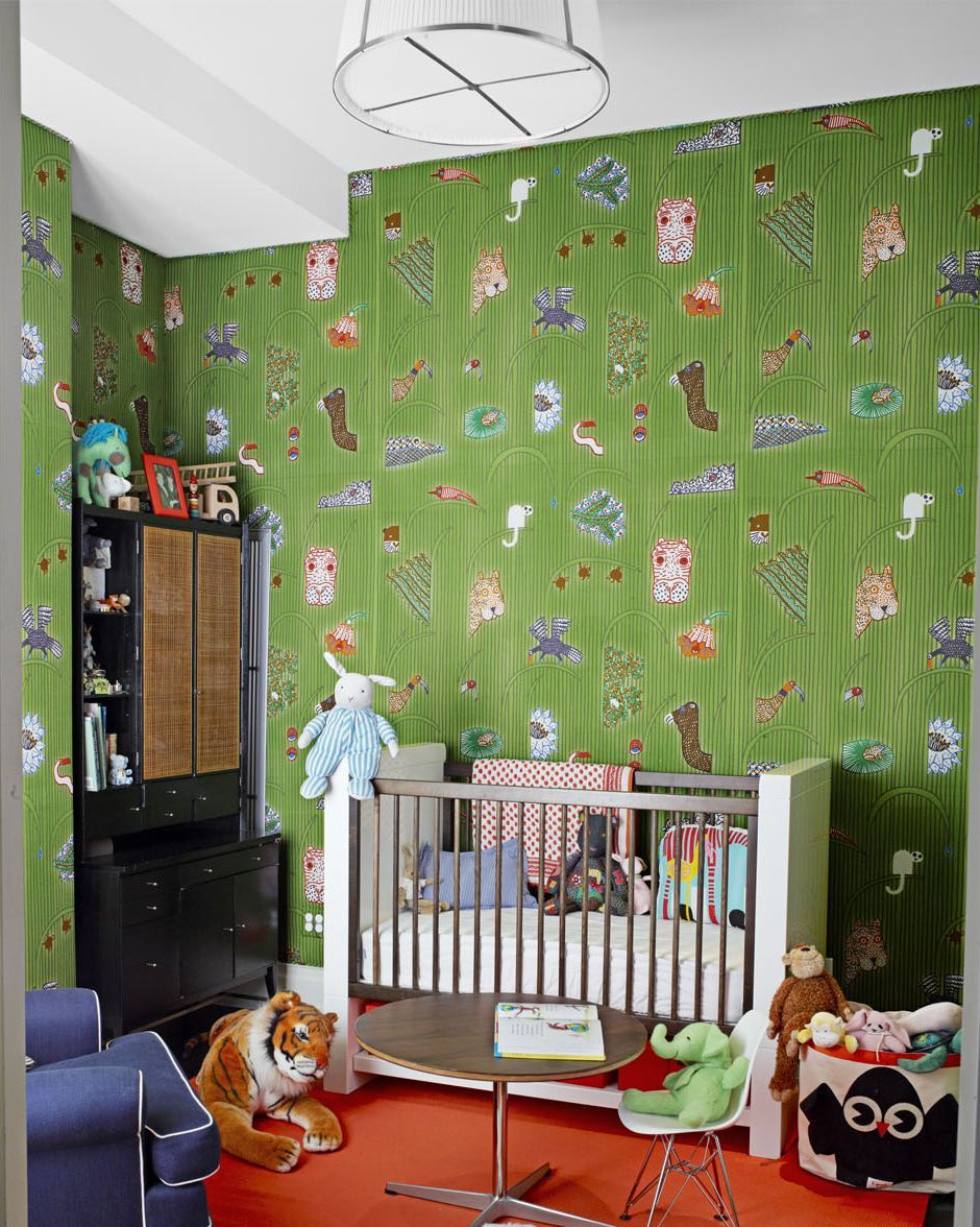 neutral baby nursery ideas green