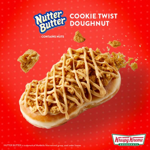 Krispy Kreme Releases Nutter Butter And Chips Ahoy Cookie Doughnuts