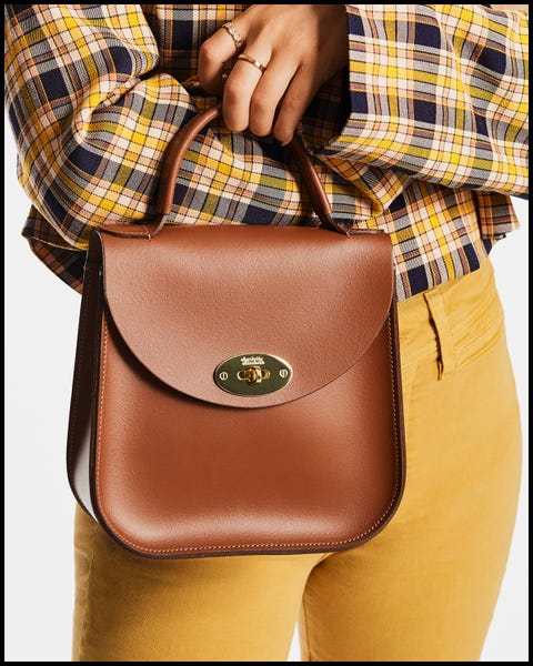 Borsa, Borsetta, Pelle, Marrone, Plaid, Tan, Tracolla, Tartan, Accessorio moda, Moda,